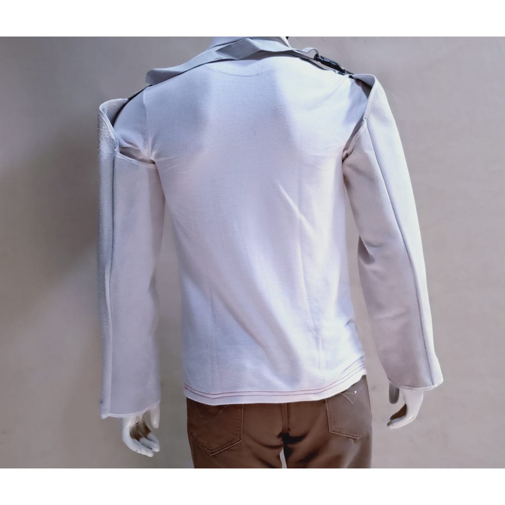 LEATHER SLEEVE CHROME Arm Lengan Kulit Chrome Patria/arm lengan kulit abu