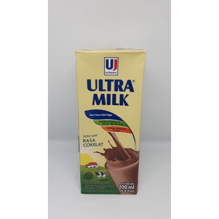 

SUSU ULTRAMILK COKELAT 200ML