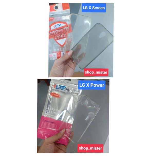 Silikon Softcase Ultrathin Bening LG X Power | LG X Screen