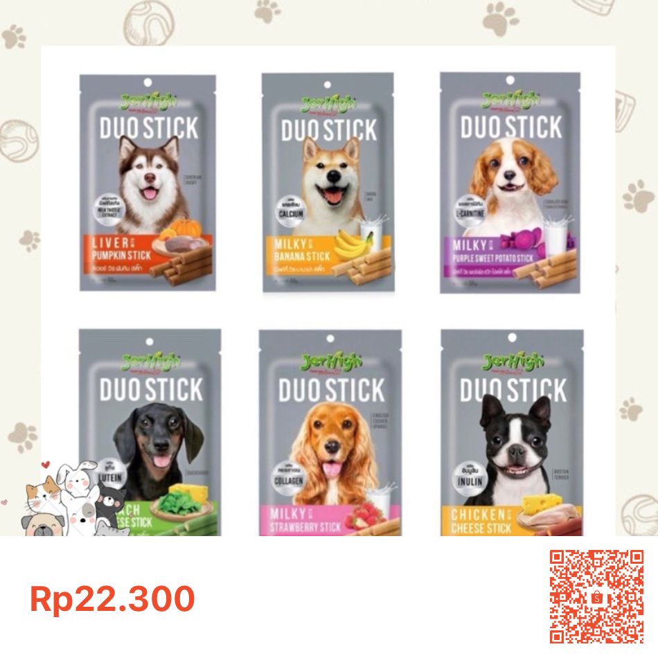 Jerhigh Dog Treats or Snacks / Jajanan Anjing 50gr