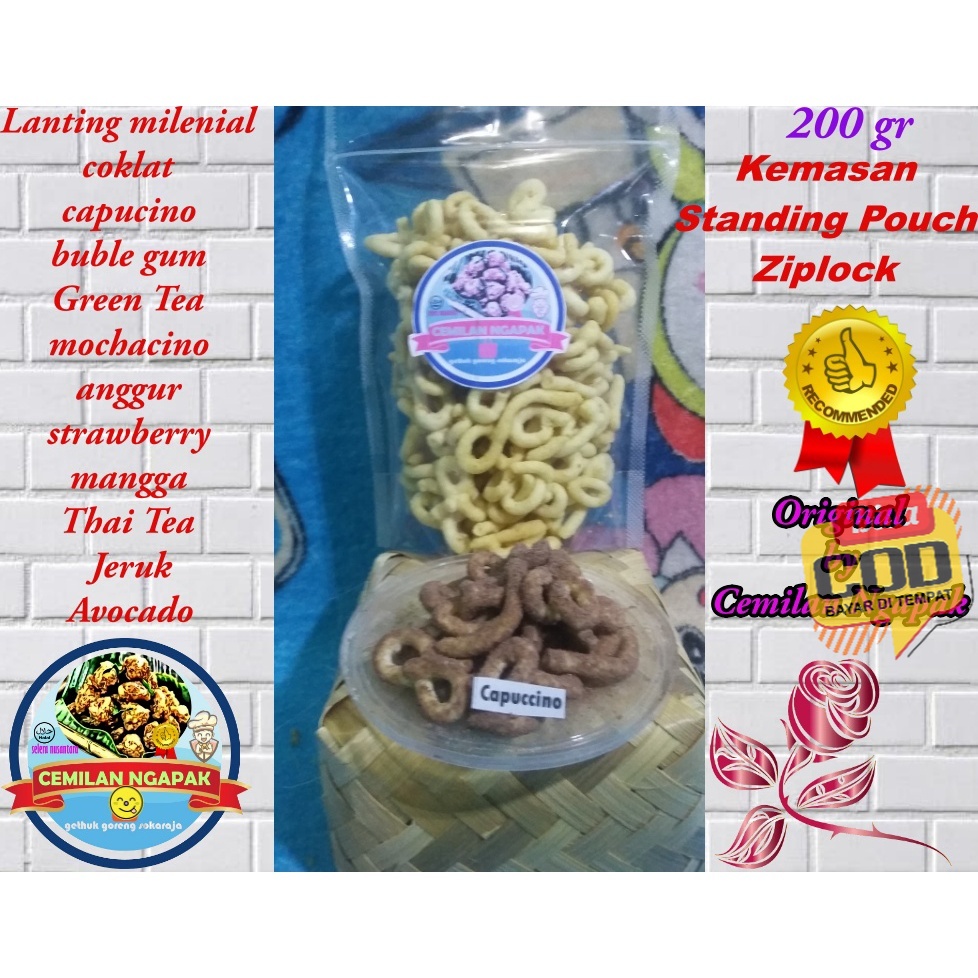 

Lanting Klanting Milenial Aneka Rasa Original Produk By Cemilan Ngapak - Oleh Oleh Wajib Dari Tanah Ngapak