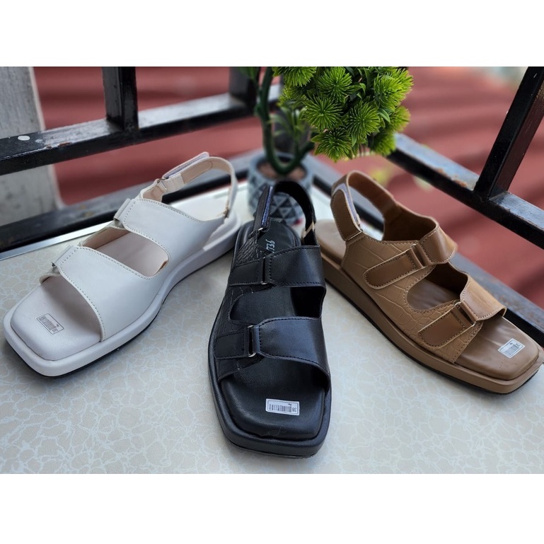 SANDAL SEPATU BIRKEN WANITA KOREA KULIT SINTETIS IMPORT TEBAL KAIT [NEW] G-08