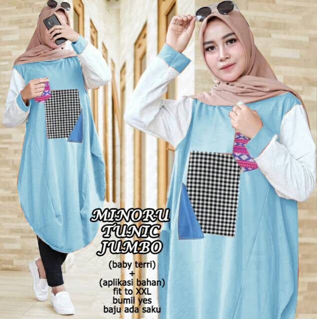 CTN Baju Tunic MINORU jumbo best seller