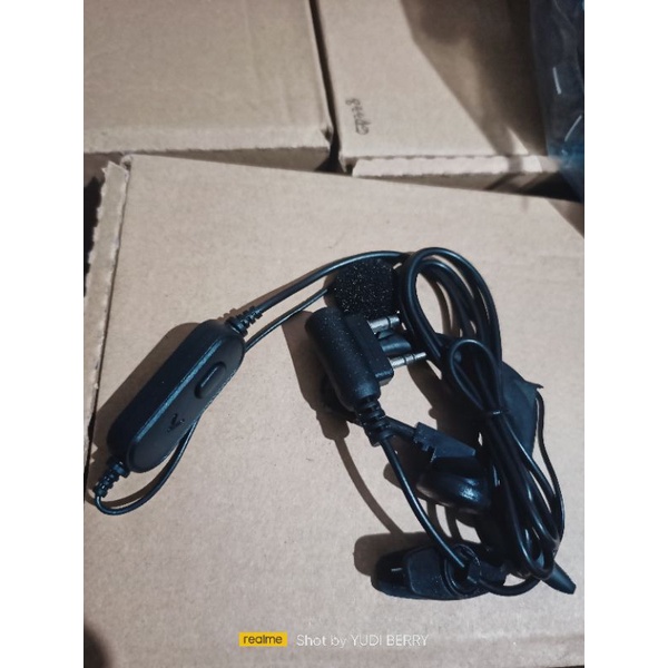 Headset HT baofeng Earphone HT headset HT China Handsfree HT Kondisi Baru
