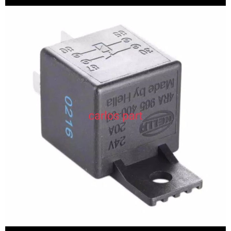 relay hella 24v kaki 4 original