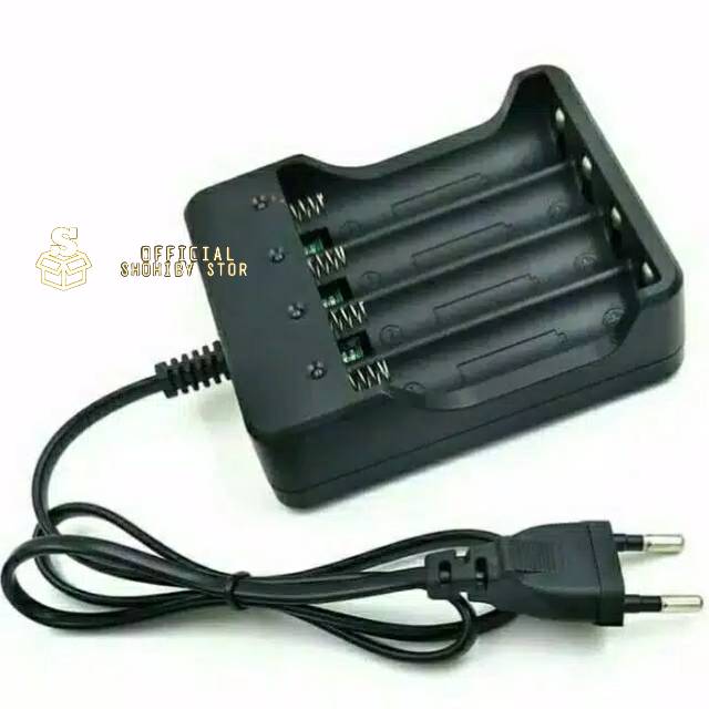 charger baterai 18650 4 slot / baterai vapor CHARGER 4 slot AWT