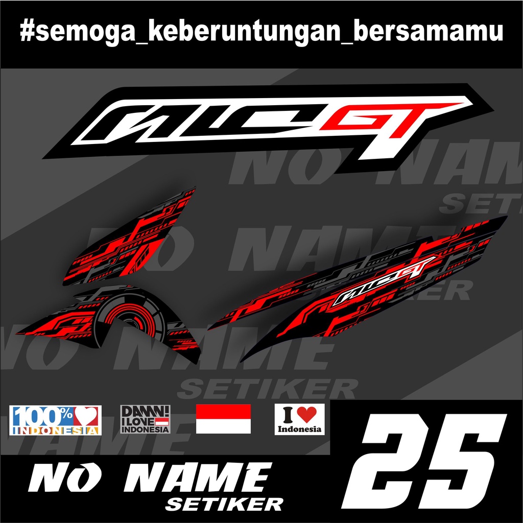 STIKER VARIASI STRIPING YAMAHA MOTOR MIO GT (25) STICKER MOTIF RACING STRIPING SETIKER