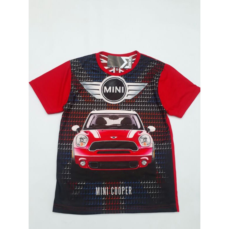 kaos mobil mini cooper