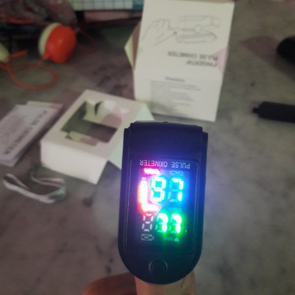 Oximeter pulse LK87 Oxymeter Oksimeter Fingertip Pulse SPO2 PRbpm Pengukur Kadar Oxigen dalam darah