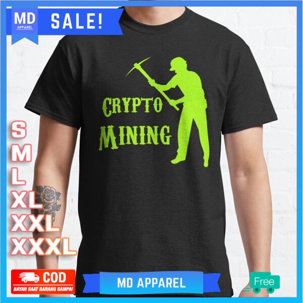 Kaos Crypto Mining Cryptocurrency Blockchain Technology TShirt T-Shirt Premium