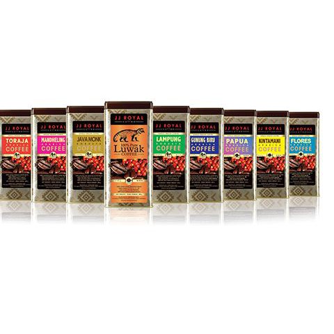 

✹ Coffee/Kopi JJ Royal Java Monk Robusta Bean Bag 200g ♘
