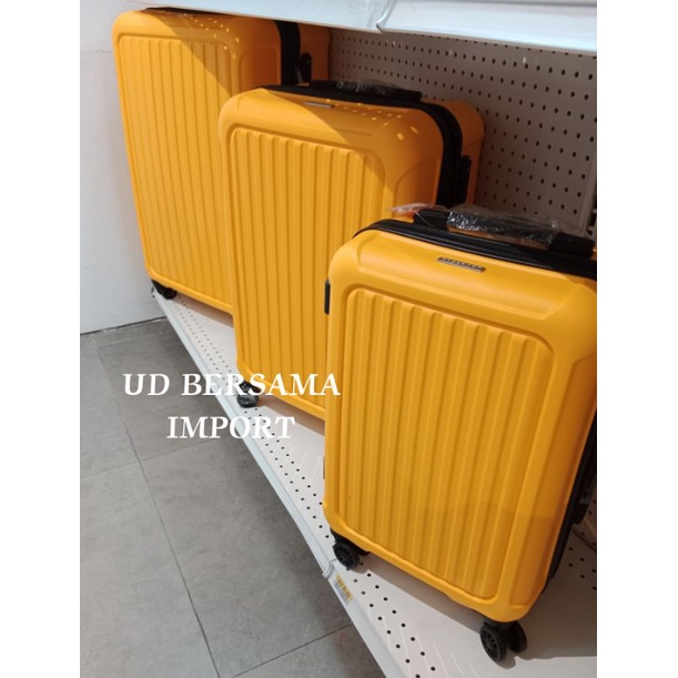 PASSPORT Rein Koper 20inci 4 Roda Luggage Kuning