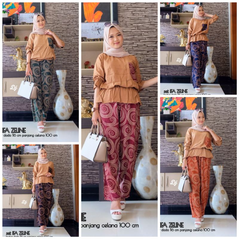 One Set Ifa Zeline Batik