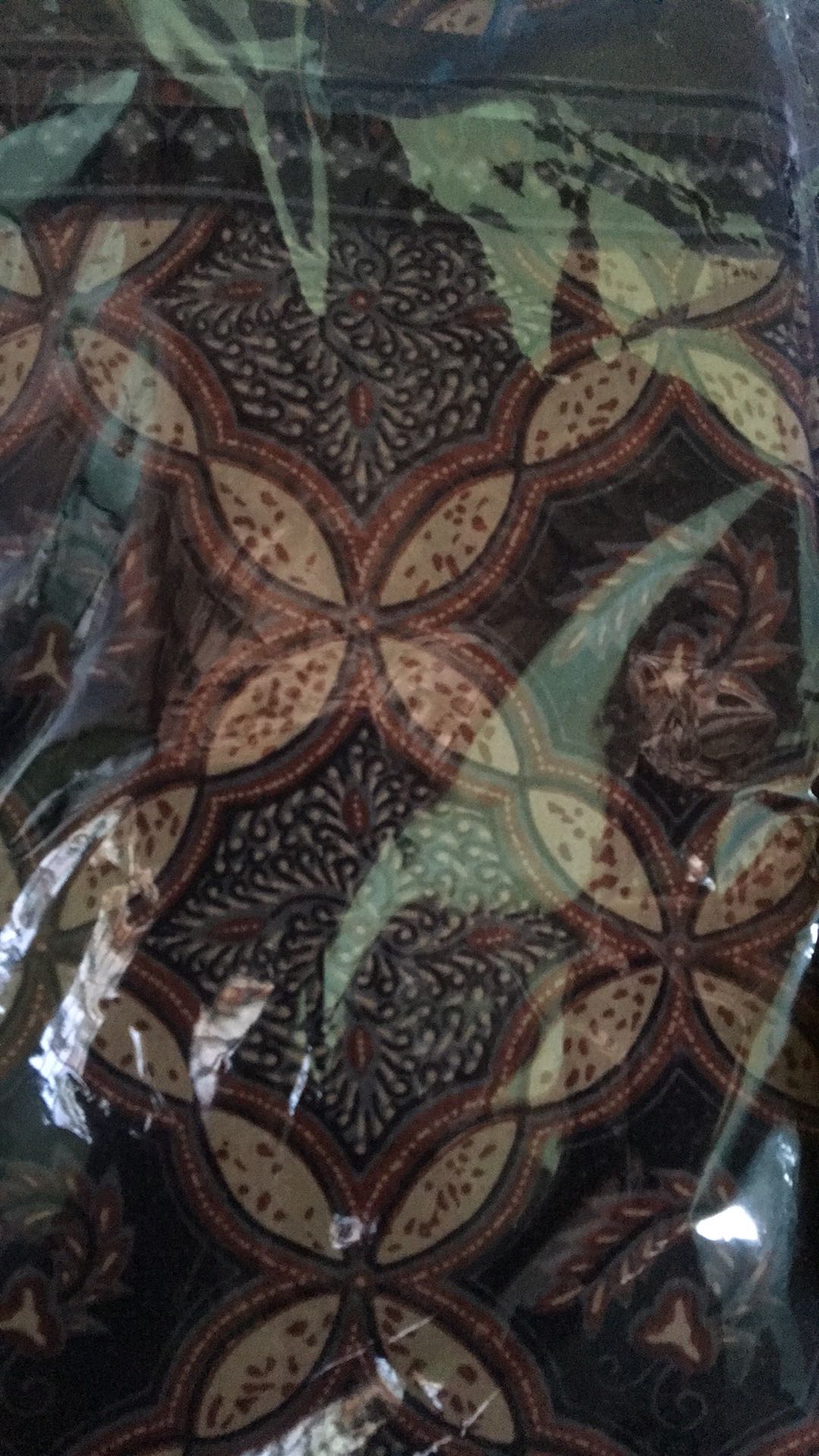 Kemeja Batik Pria Lengan Panjang Slimfit Slim Fit Premium Warna Hitam Coklat 721714 Cap 72