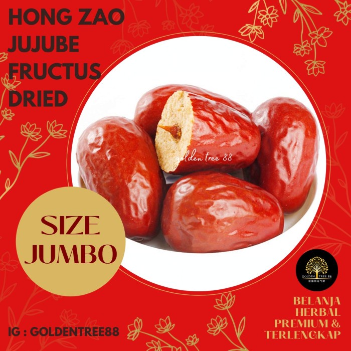 

500 gram PREMIUM JUMBO ANGCO / HONG ZHAO / KURMA CINA JUMBO FRESH BARU