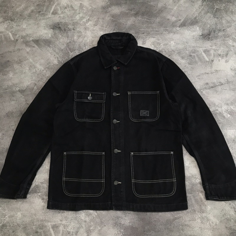 SPAO Denim jacket / jaket pria work casual wanita tebal best material