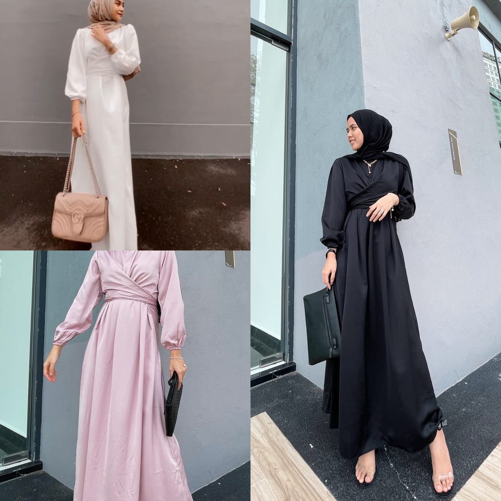 ZALEA DRESS Size S-XL / BAJU DEWASA MURAH TERBARU 2022 / Gamis Kondangan / Dress Pesta