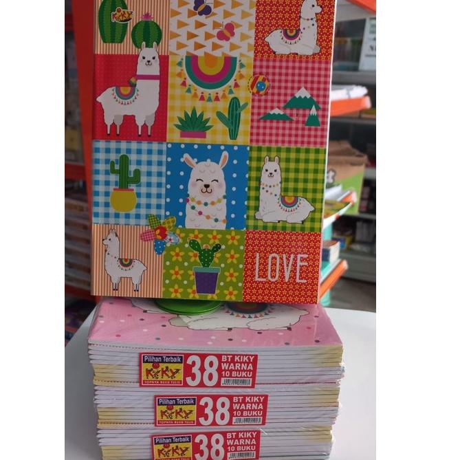 

[PeJ㊍] Buku tulis A5 KIKY 38 garis /pck 10 buku //Lagi rame