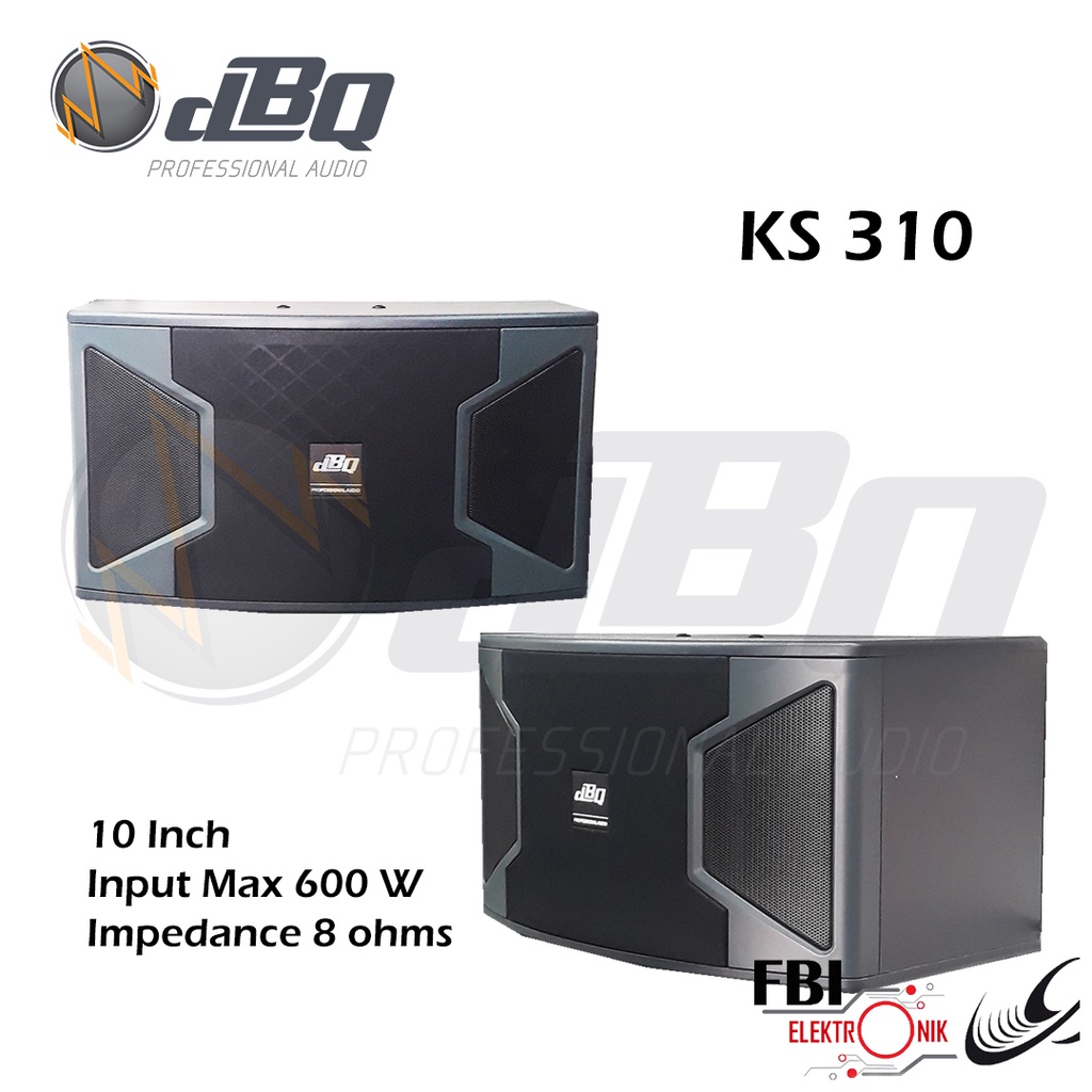 SPEAKER PASIF DBQ KS 310 / SPEAKER KARAOKE / SPEAKER CAFE