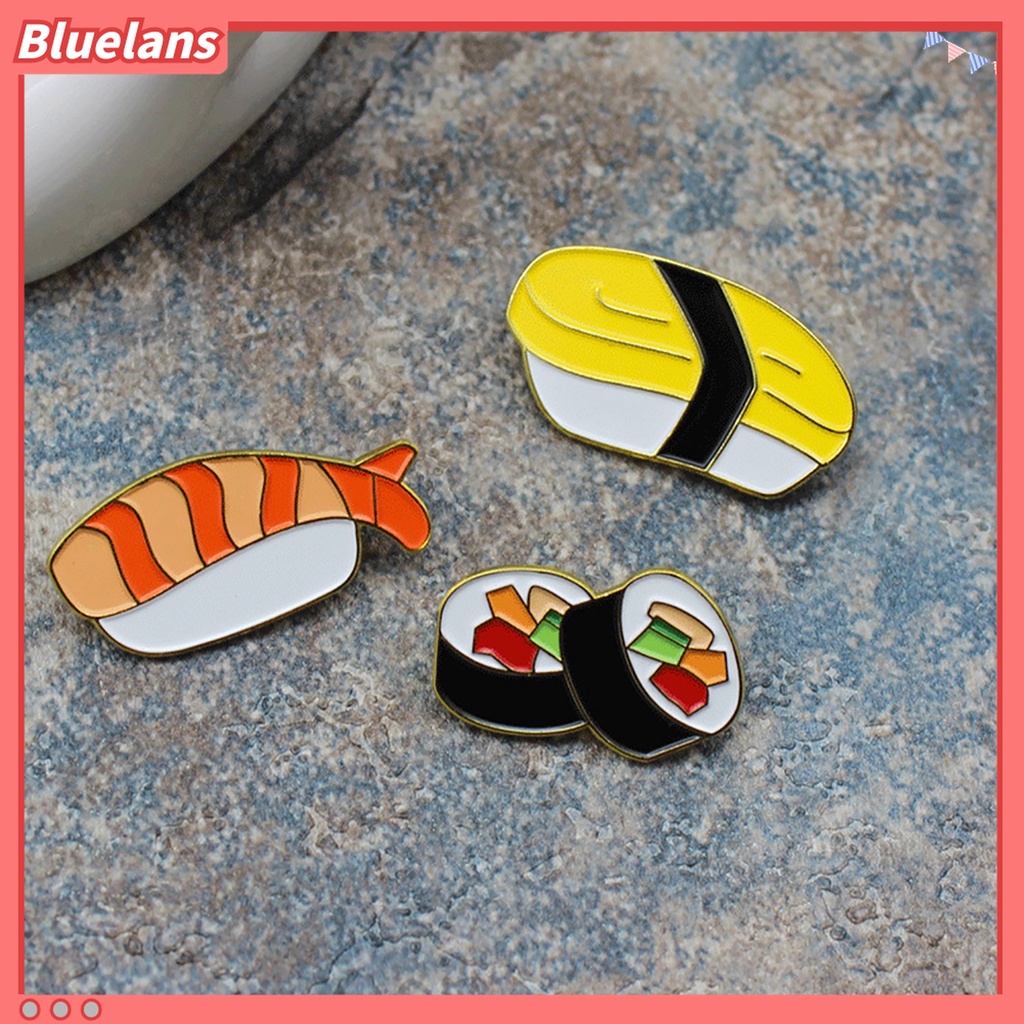 Bros Pin Enamel Bentuk Sushi Makanan Jepang Untuk Dekorasi Topi Jeans