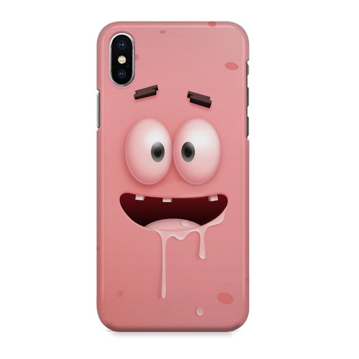 Indocustomcase Patrick Star 2 Casing Case Cover For iPhone X