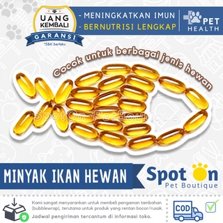 Image of Minyak Ikan Kucing & Anjing Tung Hai | Original Fish Oil Tung-Hai | 1, 10, 20, 50, 100 butir