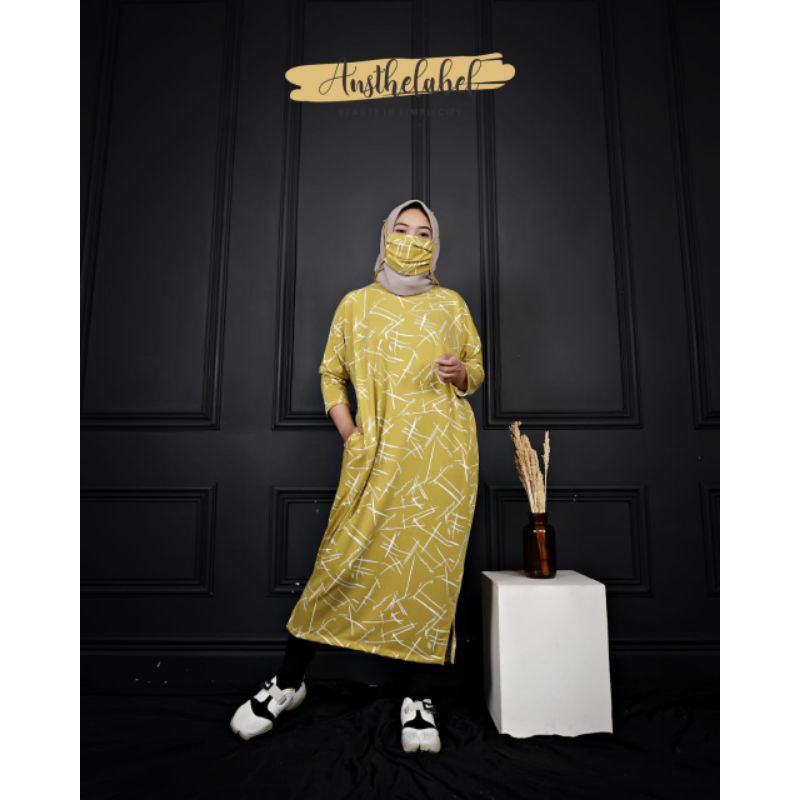 GAMIS HITS KEKINIAN SAMIRA TUNIK BY ANSTHELABEL JAKARTA