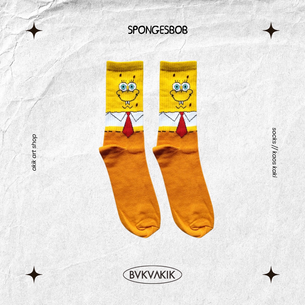 Kaos Kaki Spongebob