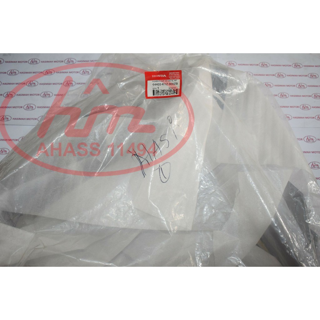 COVER SAYAP KANAN HONDA SUPRA X 125 - KODE PART: 64400KYZ900ZB