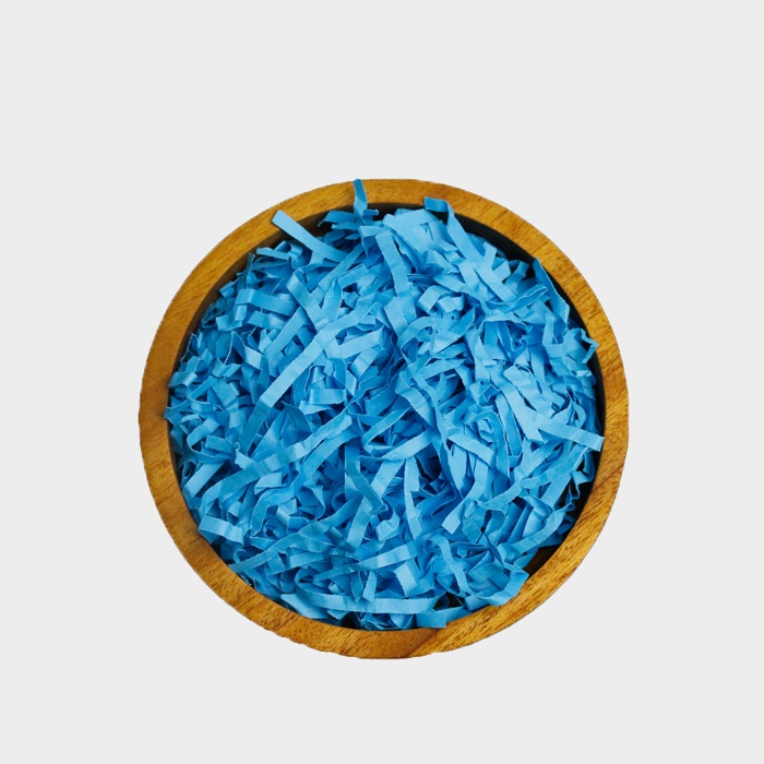 

Kertas Serut / Cacah Blue Shredded Paper Gift Hampers Craft Box