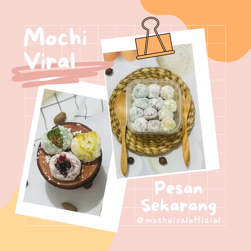 

MOCHI ISI 30 MIX RASA KACANG, COKLAT, KEJU