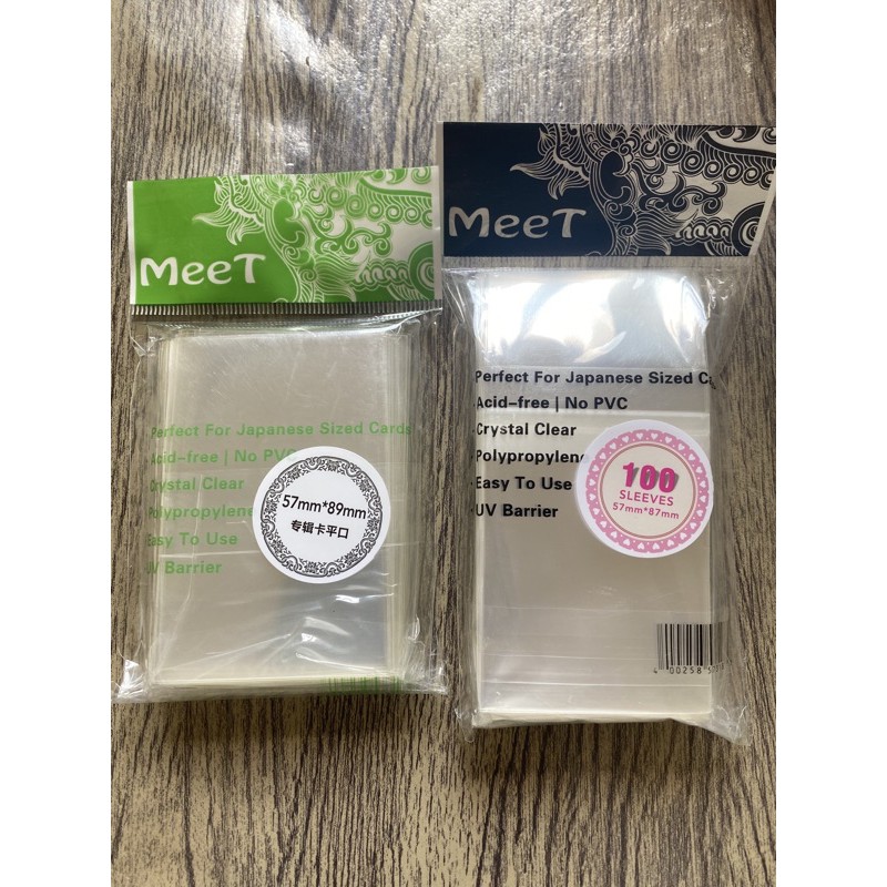 [ready stock] INNER SLEEVE MEET PHOTOCARD CLEAR INNERSLEEVE MEET SHARING SATUAN