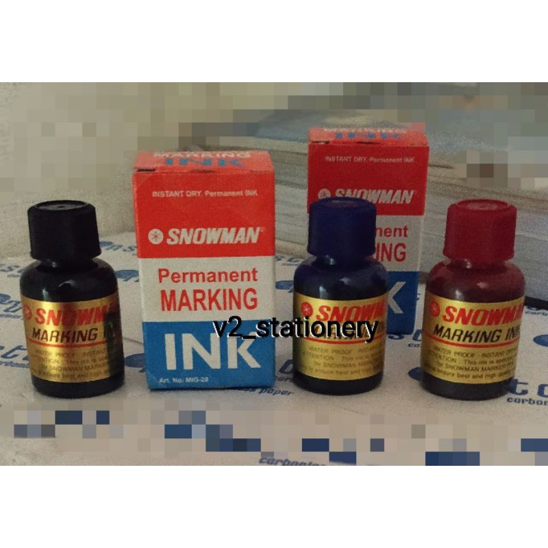 

tinta snowman marker / permanen