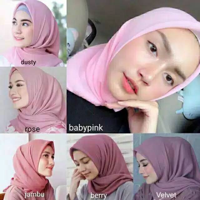 Bella square / segi empat bella / hijab bella / pollycotton