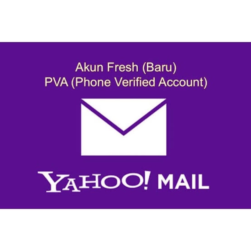 Akun Yahoo fresh proses cepat