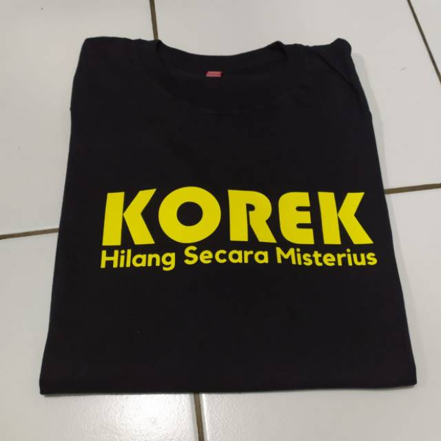 Baju Kaos kata kata Korek,kaos distro bahan combed 30s