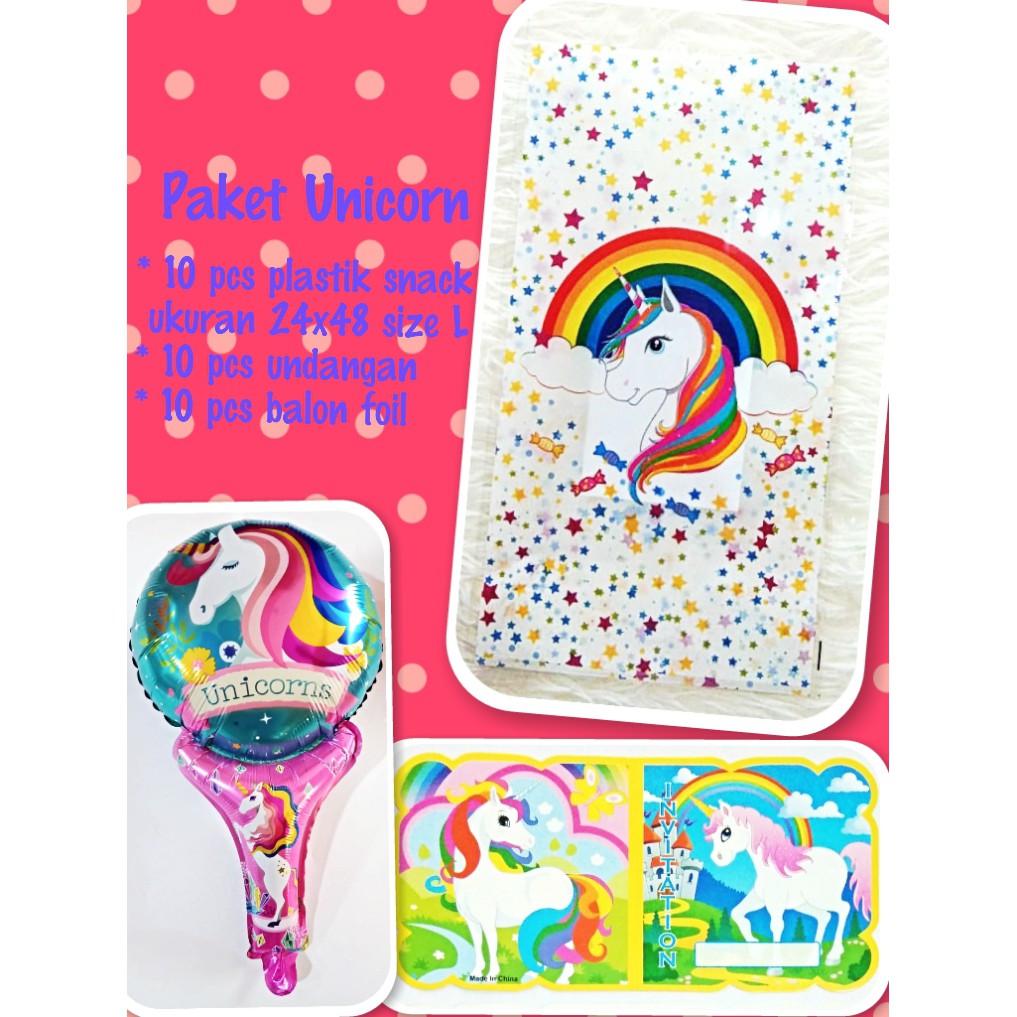 

Paket ultah unicorn goodiebags souvenir ultah anak