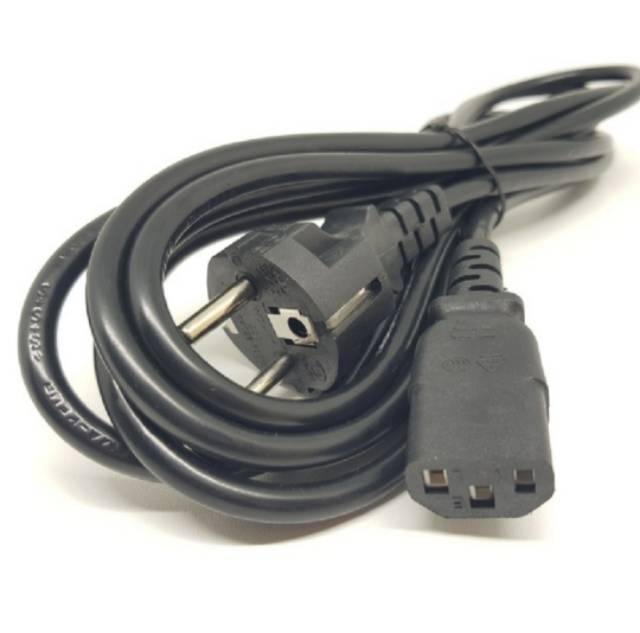 Kabel Power CPU PC NOTEBOOK PARTNER Komputer Monitor Ke Listrik 1.8M