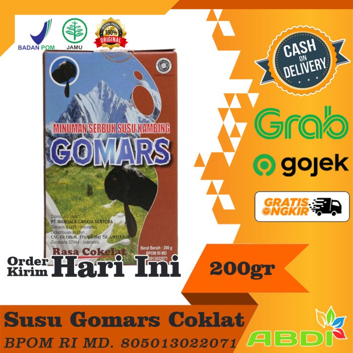 

Susu Kambing Ettawa Bubuk Gomars Coklat