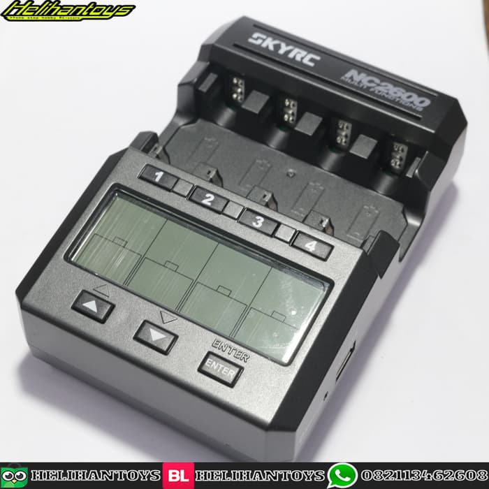 SkyRC NC2600 AA AAA NIMH BATTERY Charger Bluetooth