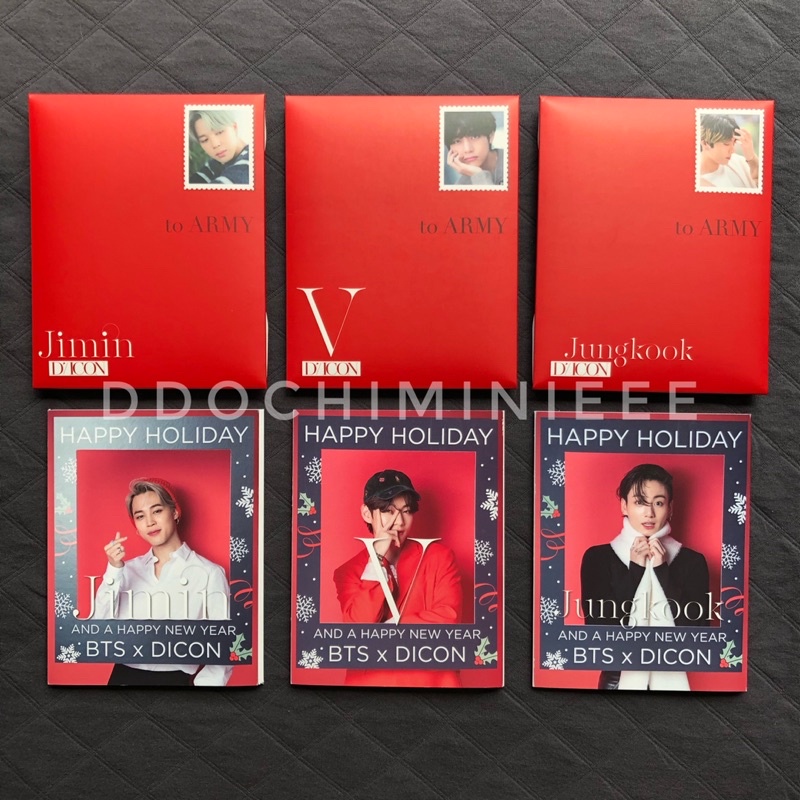[READY STOCK] BTS DICON Accordion OFFICIAL Jimin V Taehyung Jungkook JK