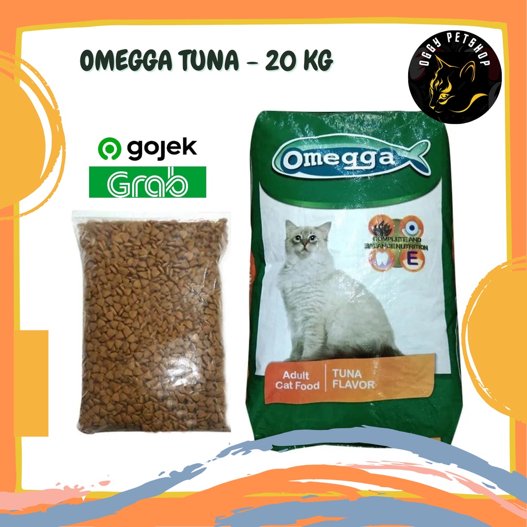 [GRAB GOJEK] OMEGGA TUNA 20 kg CAT FOOD TERMURAH Omega Makanan Kucing