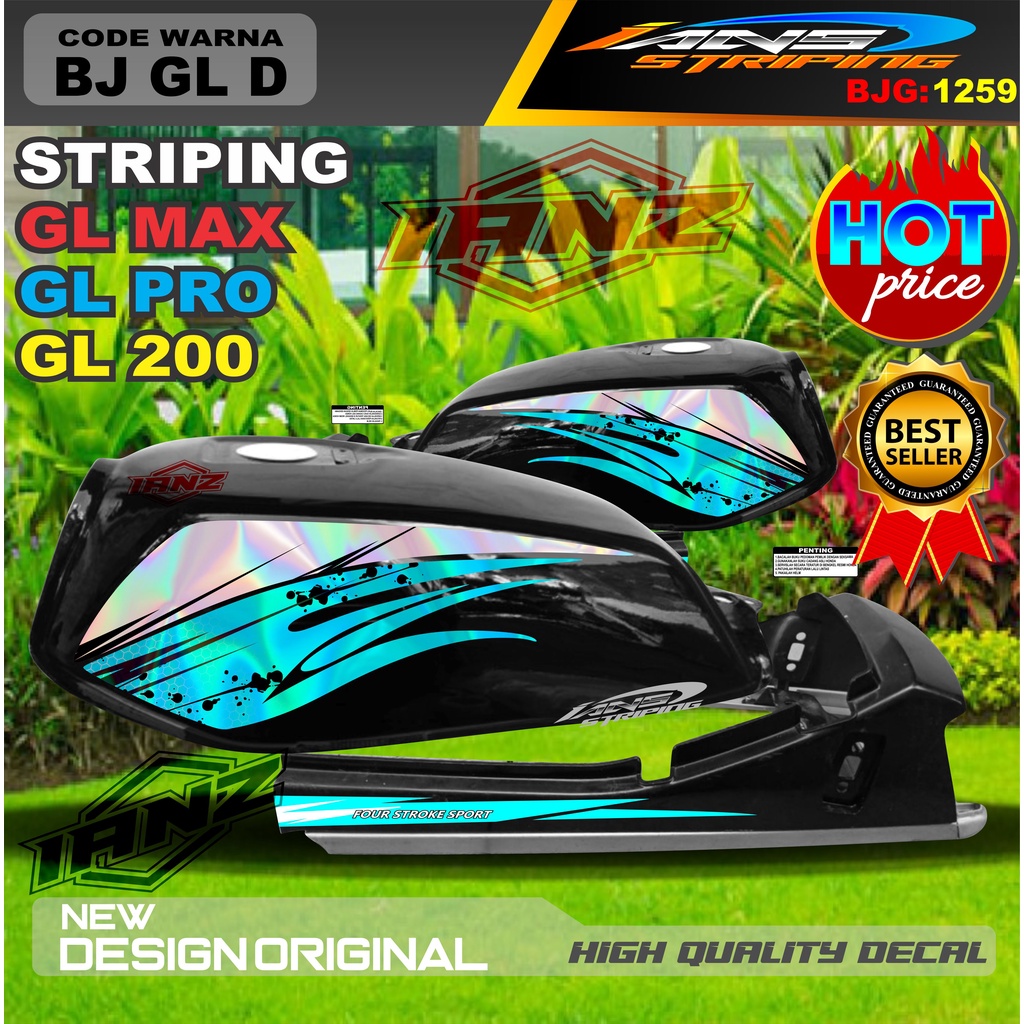 CUSTOM STRIPING GL MAX / STRIPING GL PRO VARIASI HOLOGRAM / STRIPING GL HOLOGRAM