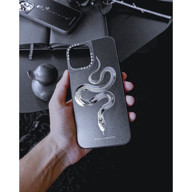 CASETIFY BLACK PARIS MIRROR CASE IPHONE 7 8 7+ 8+ X XS MAX XR 11 12 13 PRO MAX