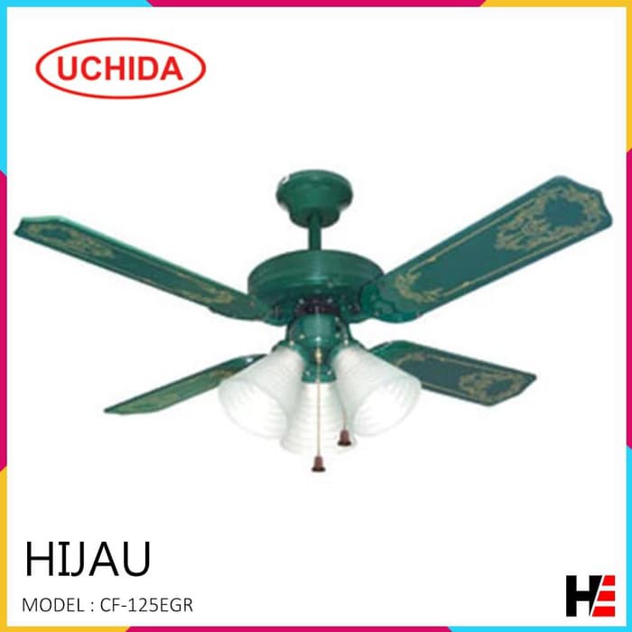 Kipas Angin Gantung 42 inch - Ceiling Fan Uchida CF-125EGR