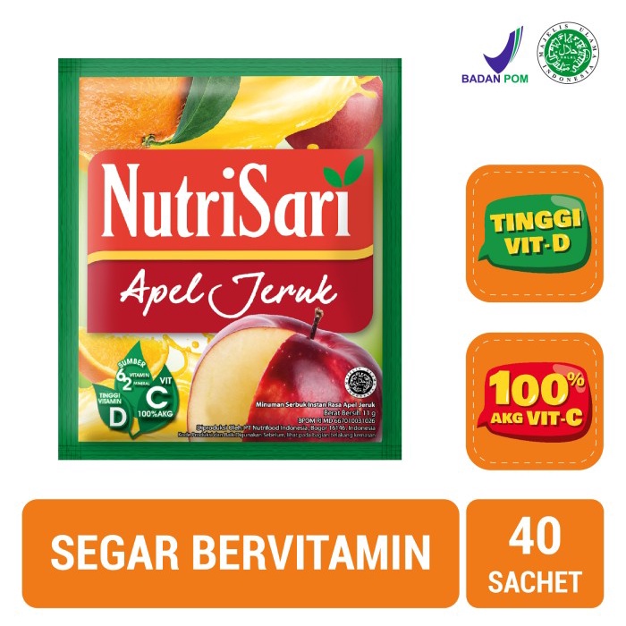 

Lainnya-Minuman-Bubuk- Nutrisari Apel Jeruk (40 Sch) -Bubuk-Minuman-Lainnya.