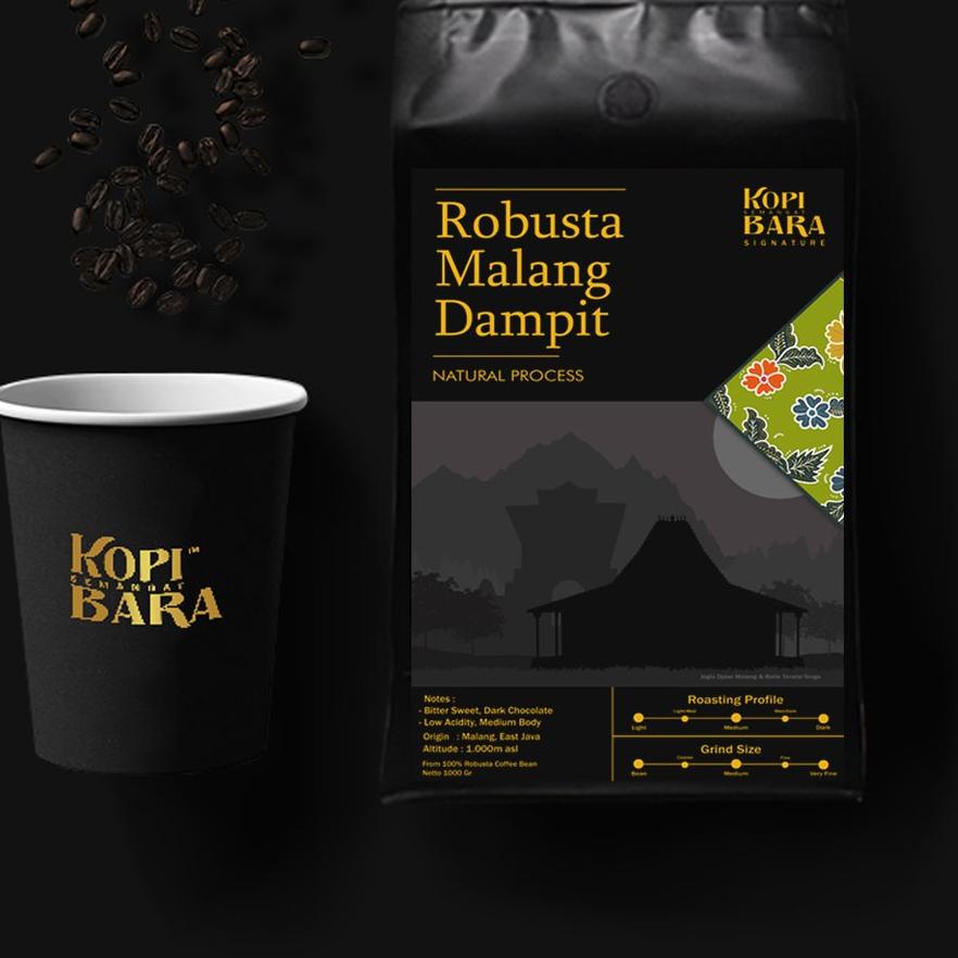 

7.7 FREE GRATIS ONGKIR COD Robusta Malang Dampit 200gr Roasted Coffee Kopi Biji Kopi Bara Signature Enak 