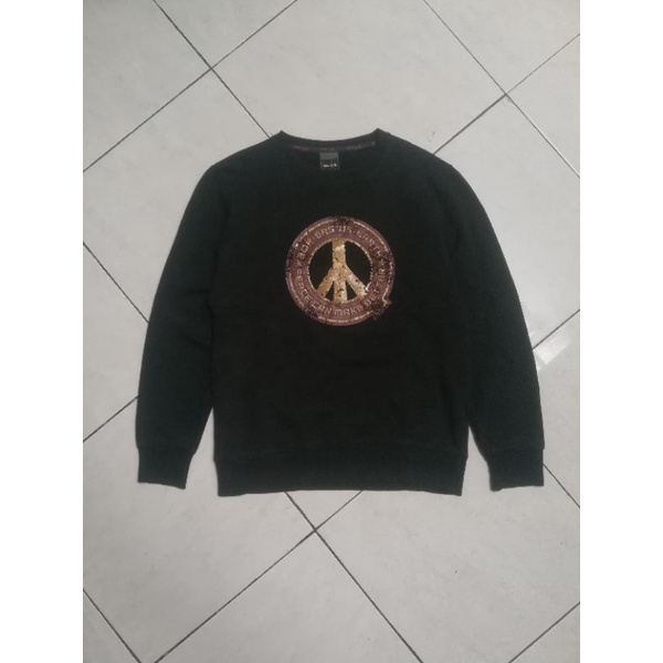 three.Q.R crewneck cn peach sweater