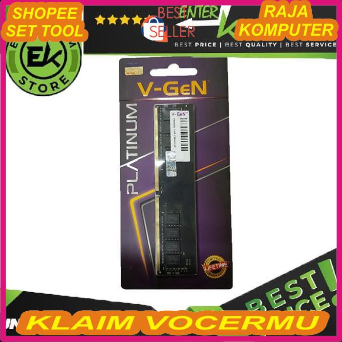 JUAL RAM V-GeN Platinum DDR4 8GB PC21000 / RAM DDR4 8GB RAM TERLARIS REKOMENDASI SHOPEE