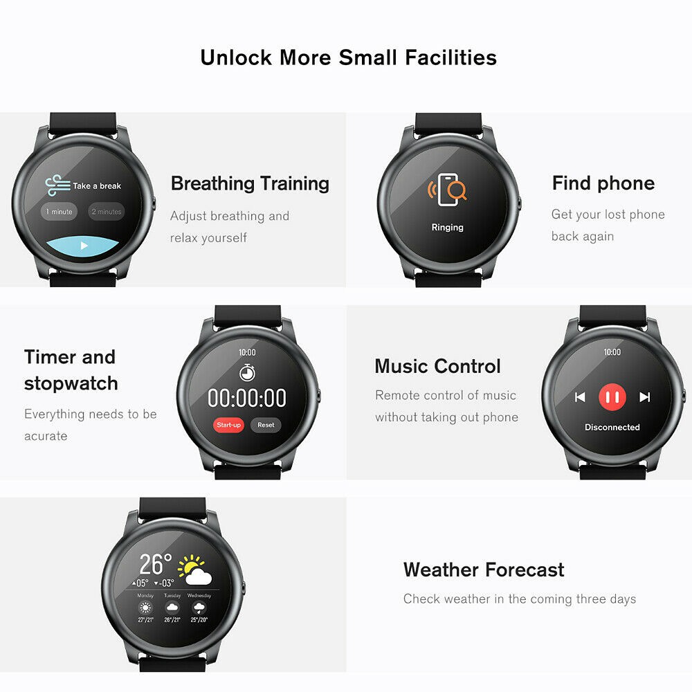 Haylou LS05/LS05S Solar Smartwatch Jam Tangan Global Bluetooth 5 12 Sports Mode Sleep Management APP IP68